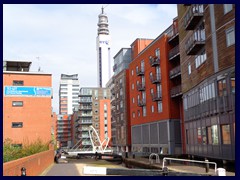 Worcester and Birmingham Canal 26 - towards BT Tower